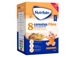 Imagen del producto Nutribén 8 cereales y miel fibra 600gr